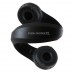 FLEX-PHONES XL Black with in line mic, Indestructible, Single-Construction Headset For Teens