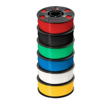 ABS PLUS Premium 1.75 Filament 1000g,6-Pack,Blk,Wht,Red,Ylw,Blu,Grn (28592)