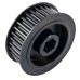 Timing Pulley (HTD 5mm) - 18T, for 15mm or (2X) 9mm Timing Belts, 1/2" Hex (217-4100)
