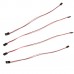 F-F 3-Wire Adapter Cable 12" (4-pack) (276-2395)