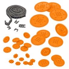 Chain & Sprocket Kit (Orange) (228-3950)